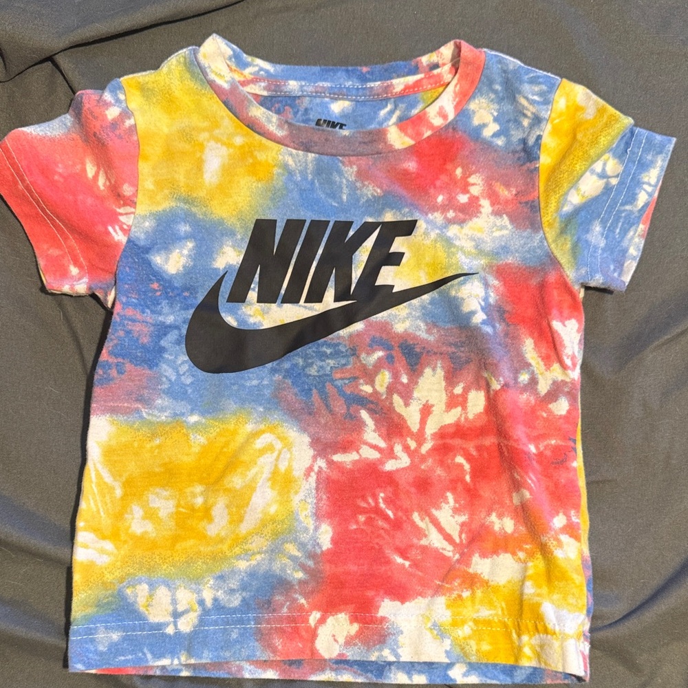 Nike Kids Colorful Tie-Dye Tee